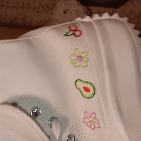 Converse White Run Star Hike Embroidered Women's Sneakers Shoes Platform A03560C - Picture 3 of 14